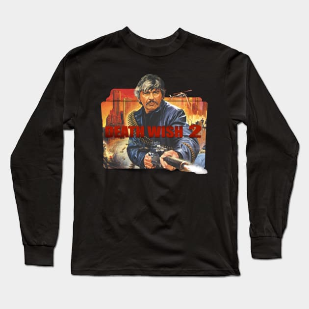 Death Wish 2 Long Sleeve T-Shirt by pizowell